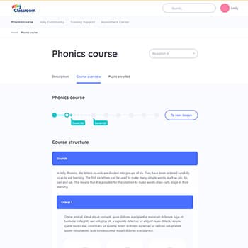 Jolly Classroom project preview